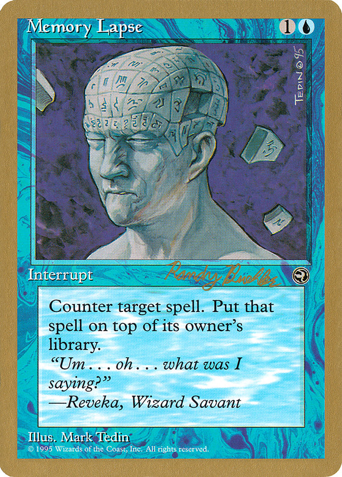 Memory Lapse (Randy Buehler) [World Championship Decks 1998] | Gear Gaming Fayetteville