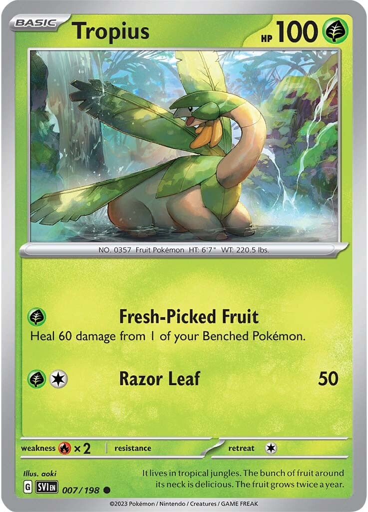 Tropius (007/198) [Scarlet & Violet: Base Set] | Gear Gaming Fayetteville