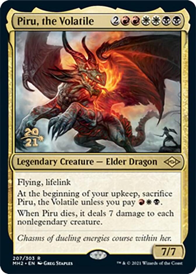 Piru, the Volatile [Modern Horizons 2 Prerelease Promos] | Gear Gaming Fayetteville