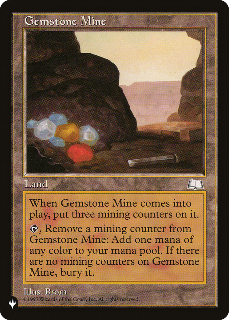 Gemstone Mine (WTH) [The List Reprints] | Gear Gaming Fayetteville