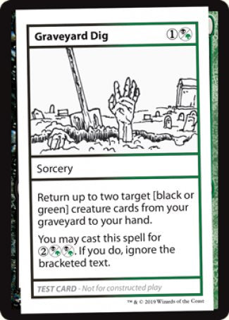 Graveyard Dig (2021 Edition) [Mystery Booster Playtest Cards] | Gear Gaming Fayetteville