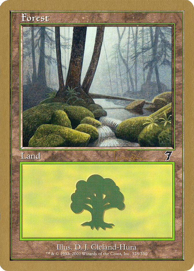 Forest (jt328) (Jan Tomcani) [World Championship Decks 2001] | Gear Gaming Fayetteville