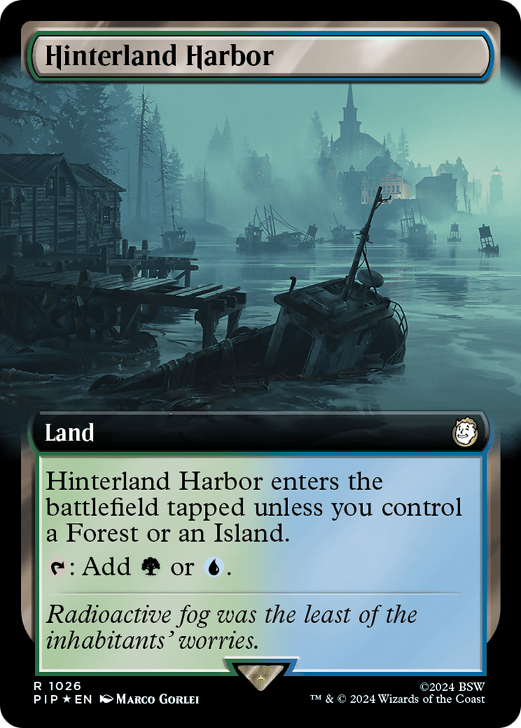 Hinterland Harbor (Extended Art) (Surge Foil) [Fallout] | Gear Gaming Fayetteville