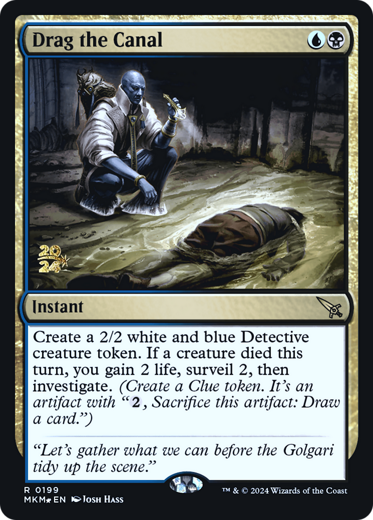 Drag the Canal [Murders at Karlov Manor Prerelease Promos] | Gear Gaming Fayetteville