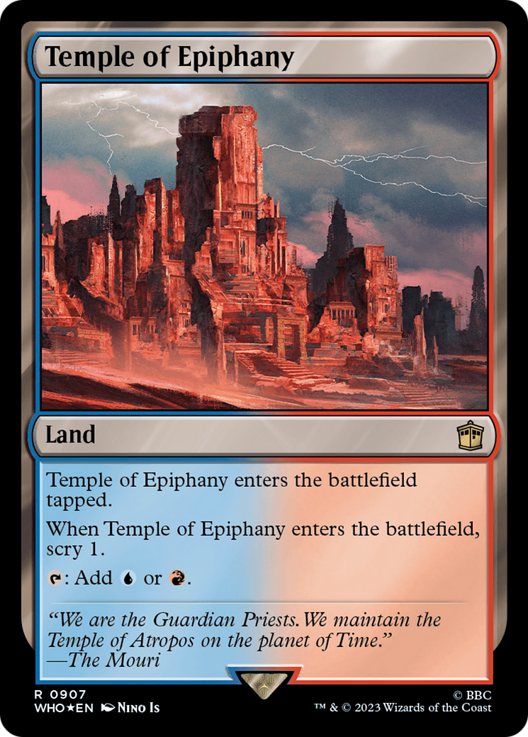 Temple of Epiphany (Surge Foil) [Doctor Who] | Gear Gaming Fayetteville