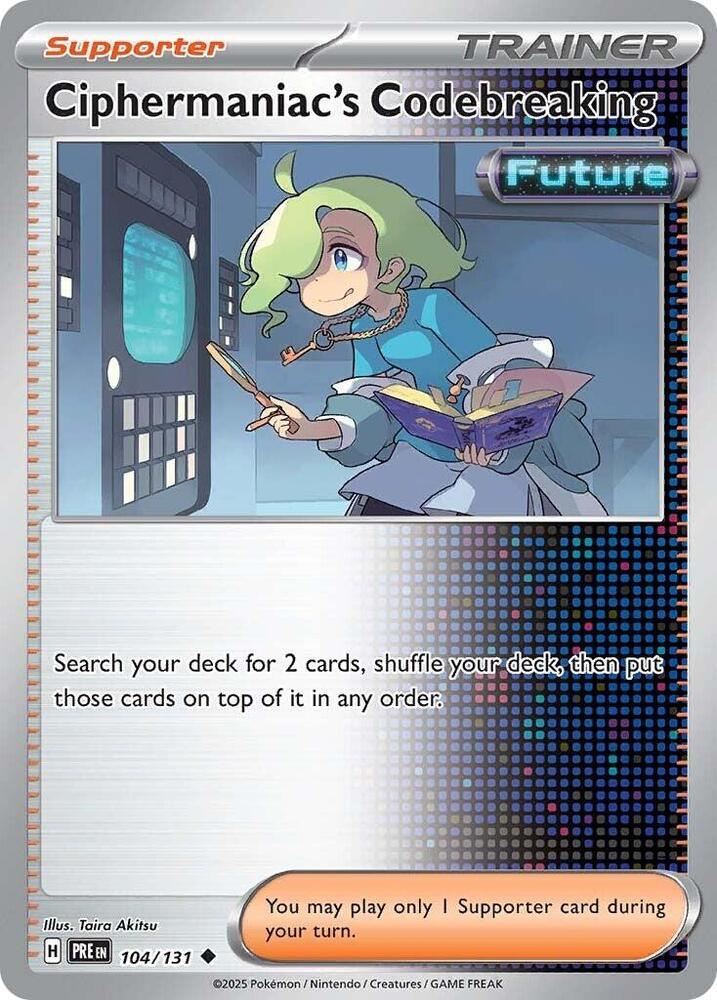 Ciphermaniac's Codebreaking (104/131) [Scarlet & Violet: Prismatic Evolutions] | Gear Gaming Fayetteville
