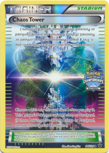 Chaos Tower (94/124) (National Championship Promo) [XY: Fates Collide] | Gear Gaming Fayetteville