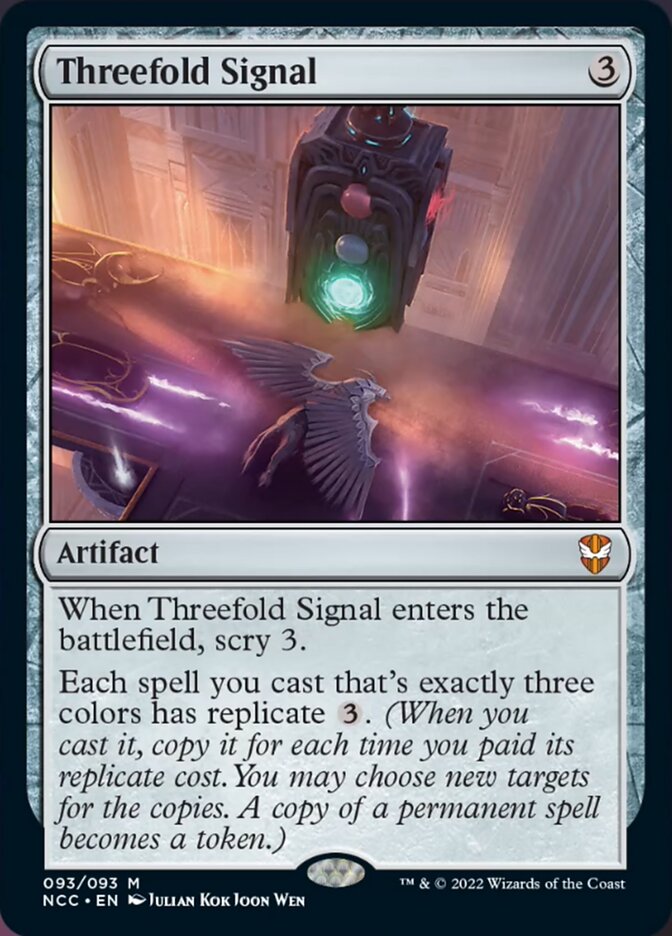 Threefold Signal [Streets of New Capenna Commander] | Gear Gaming Fayetteville