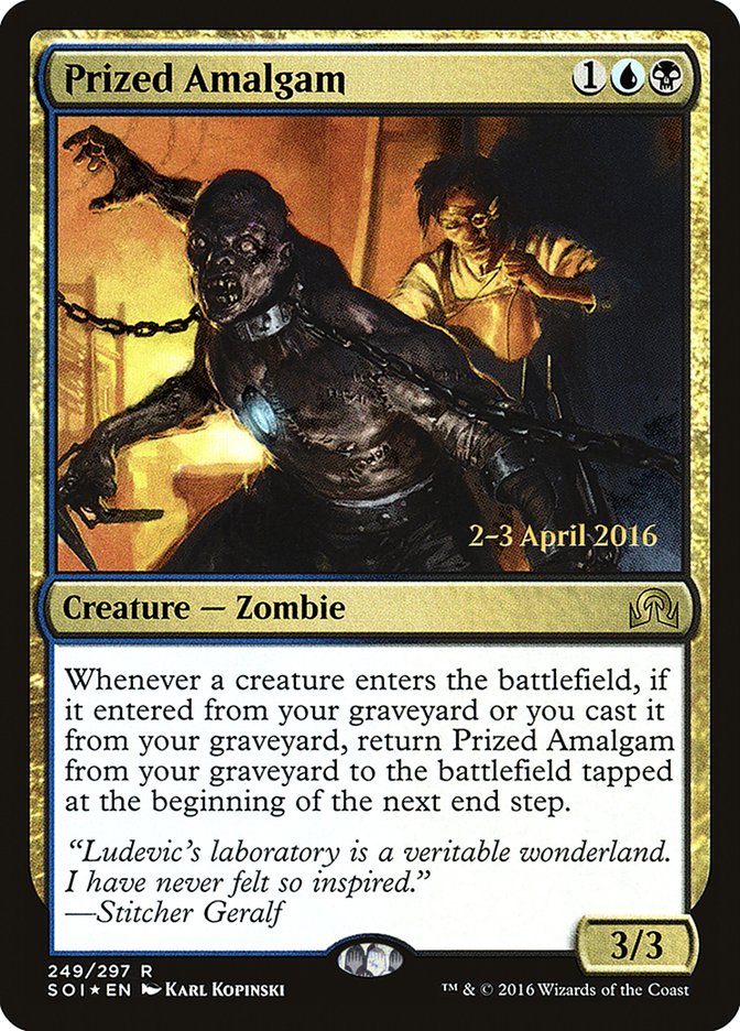 Prized Amalgam [Shadows over Innistrad Prerelease Promos] | Gear Gaming Fayetteville