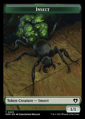 Eldrazi Spawn // Insect Double-Sided Token [Commander Masters Tokens] | Gear Gaming Fayetteville