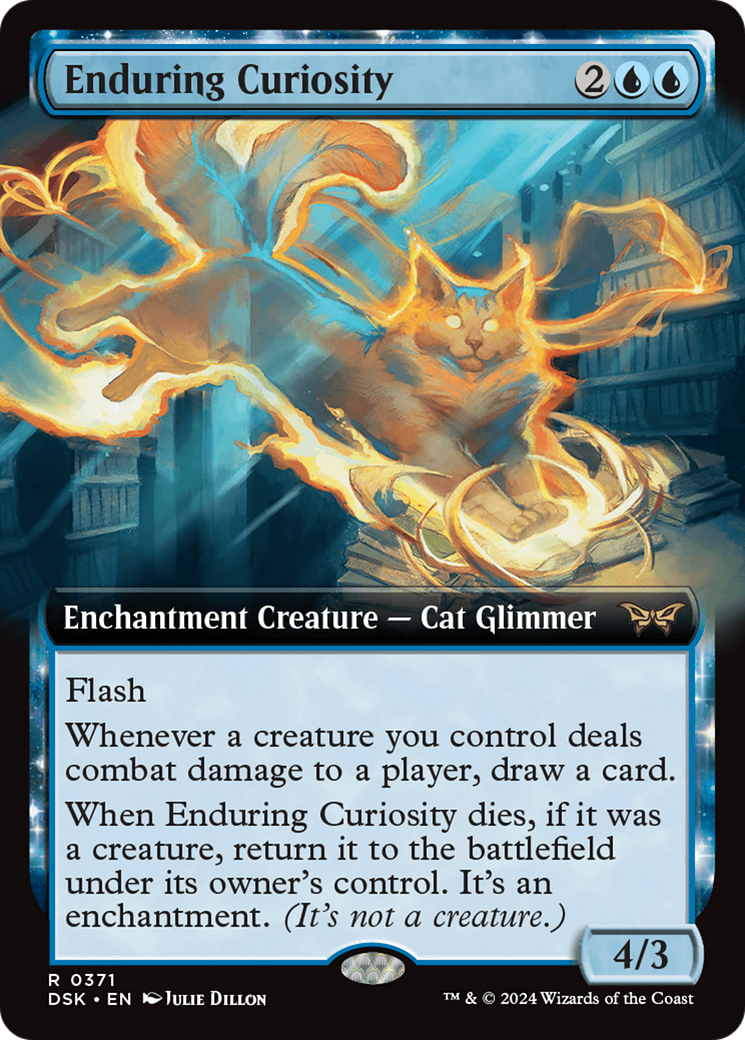 Enduring Curiosity (Extended Art) [Duskmourn: House of Horror] | Gear Gaming Fayetteville