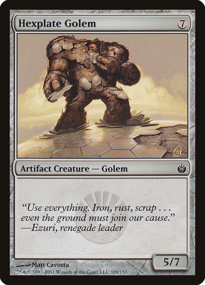 Hexplate Golem [Mirrodin Besieged] | Gear Gaming Fayetteville