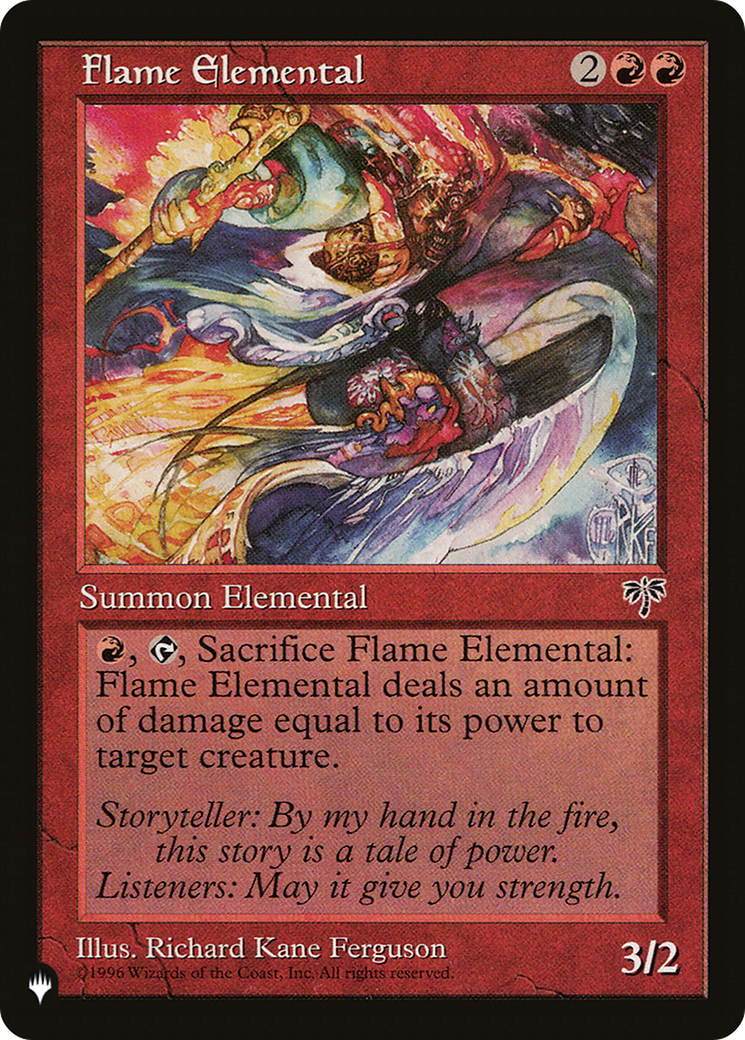 Flame Elemental [The List Reprints] | Gear Gaming Fayetteville