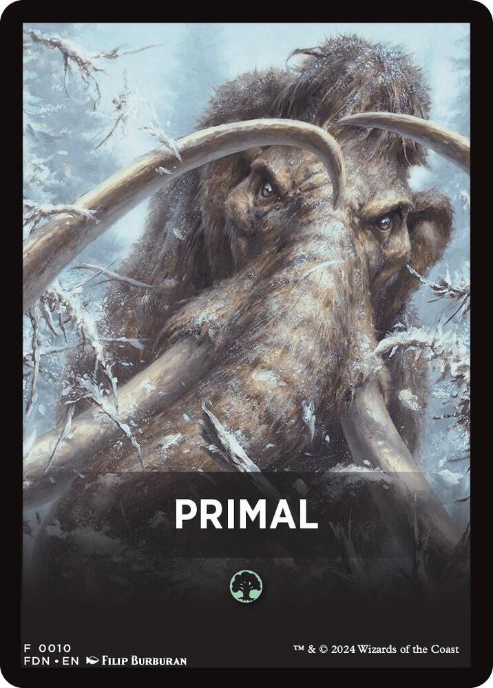 Primal Theme Card [Foundations Tokens] | Gear Gaming Fayetteville