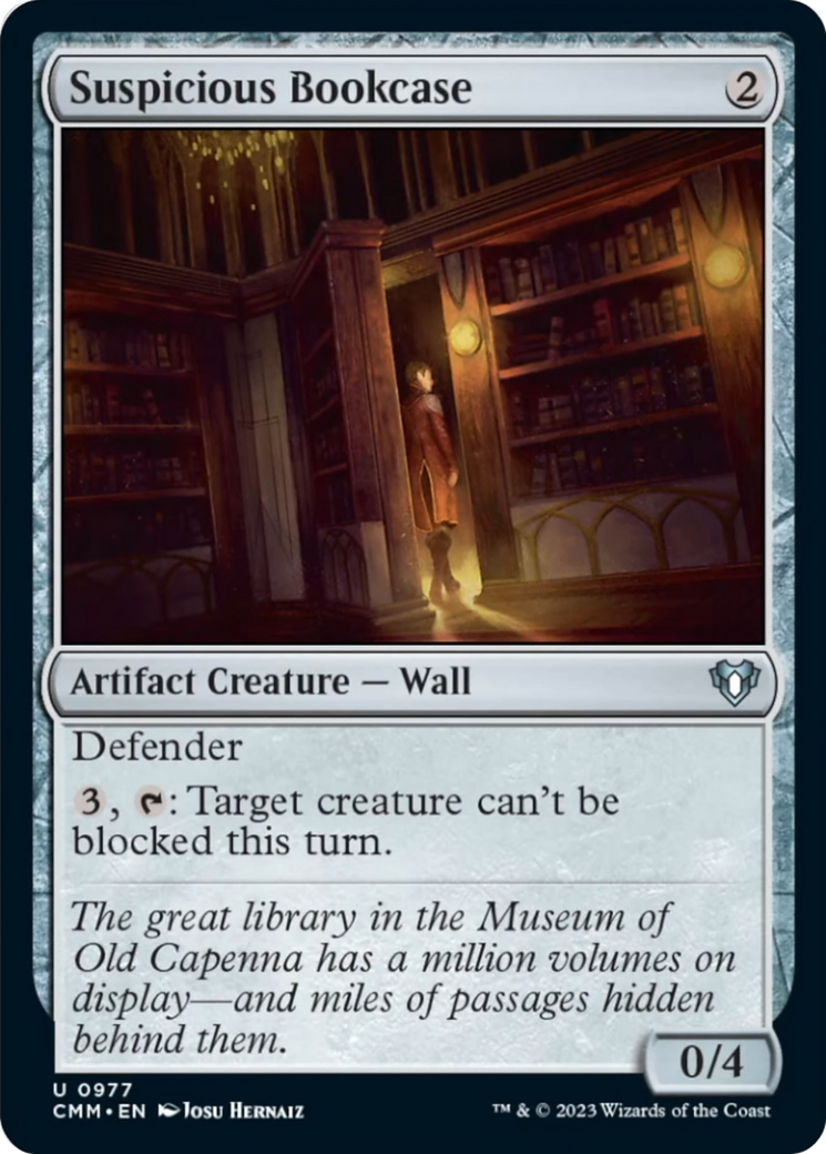 Suspicious Bookcase [Commander Masters] | Gear Gaming Fayetteville