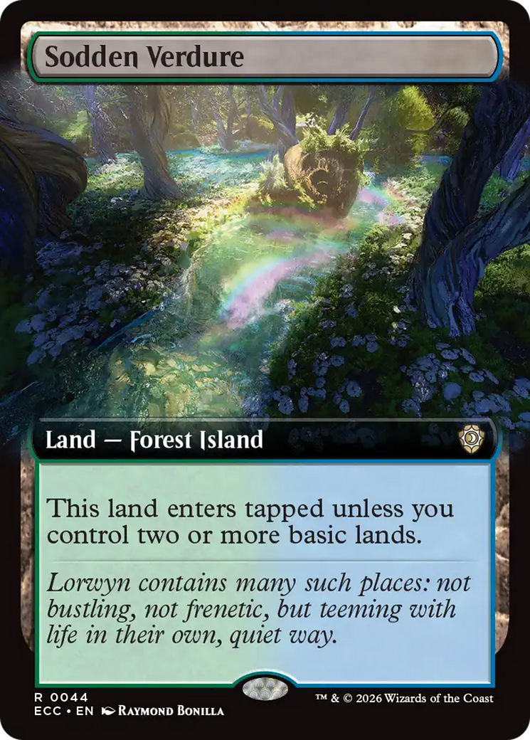Sodden Verdure (Extended Art) [Lorwyn Eclipsed Commander] | Gear Gaming Fayetteville