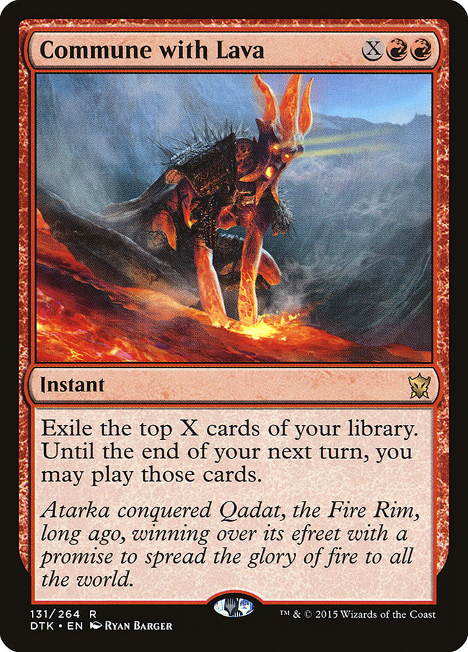 Commune with Lava [Dragons of Tarkir] | Gear Gaming Fayetteville