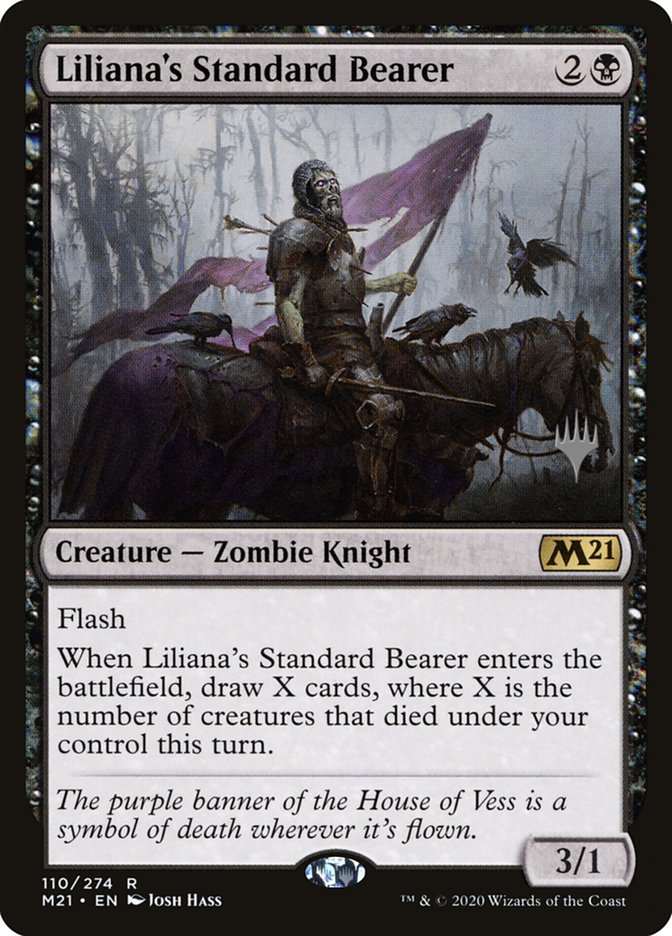 Liliana's Standard Bearer (Promo Pack) [Core Set 2021 Promos] | Gear Gaming Fayetteville