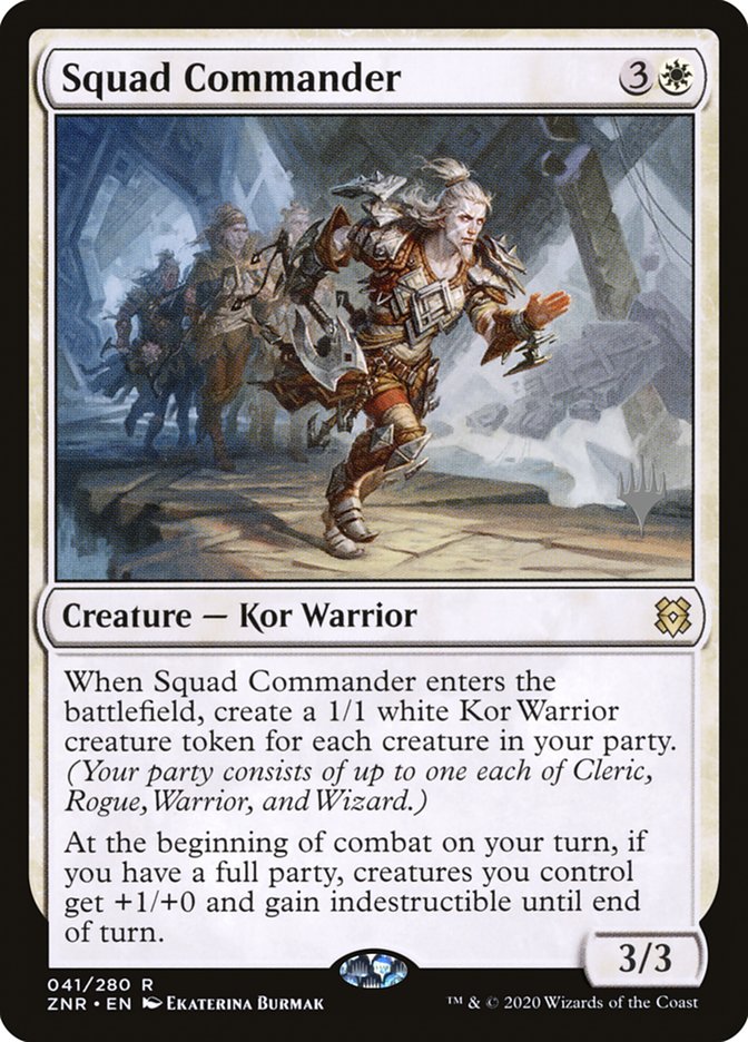 Squad Commander (Promo Pack) [Zendikar Rising Promos] | Gear Gaming Fayetteville