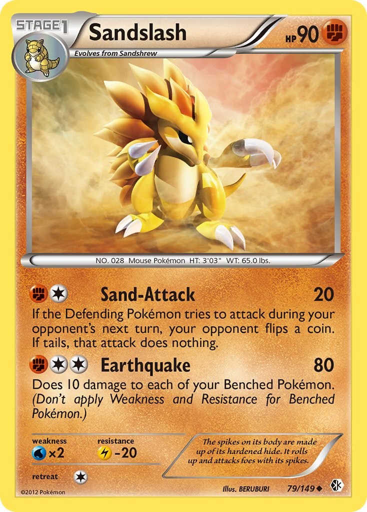 Sandslash (79/149) [Black & White: Boundaries Crossed] | Gear Gaming Fayetteville
