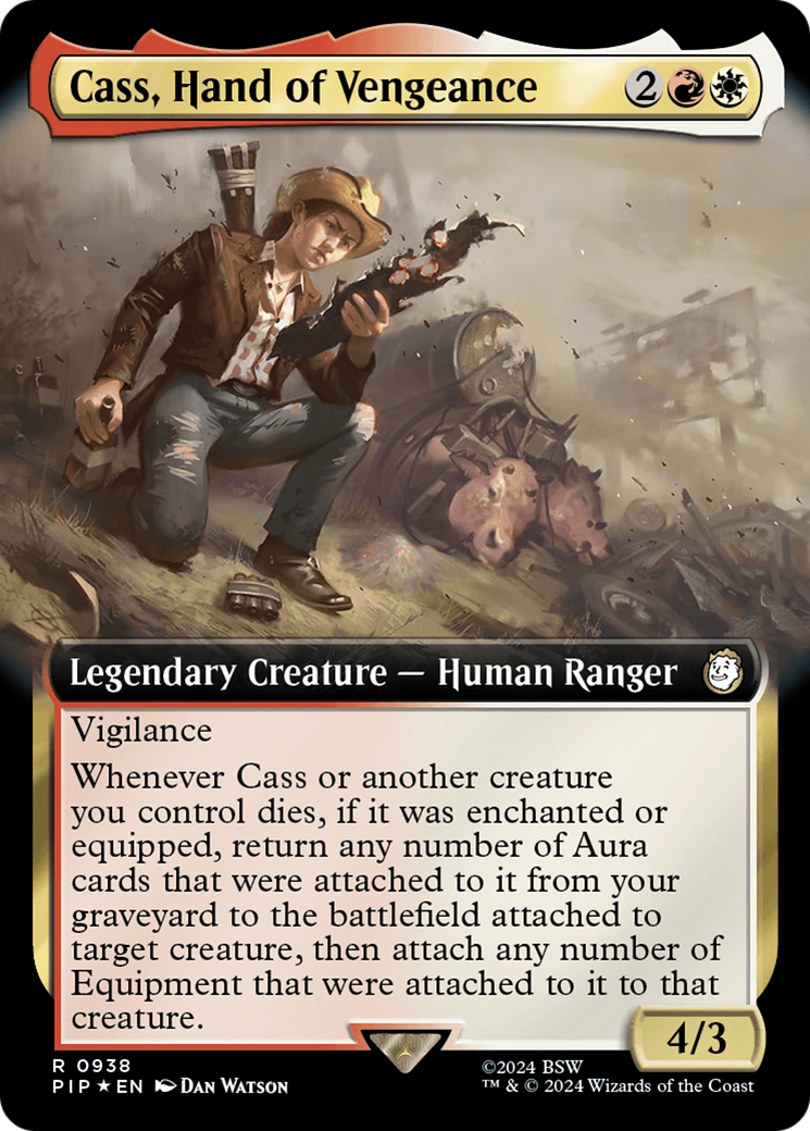 Cass, Hand of Vengeance (Extended Art) (Surge Foil) [Fallout] | Gear Gaming Fayetteville