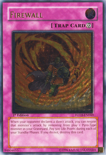 Firewall [FOTB-EN060] Ultimate Rare | Gear Gaming Fayetteville