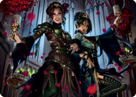 Falkenrath Celebrants 2 Art Card [Innistrad: Crimson Vow Art Series] | Gear Gaming Fayetteville