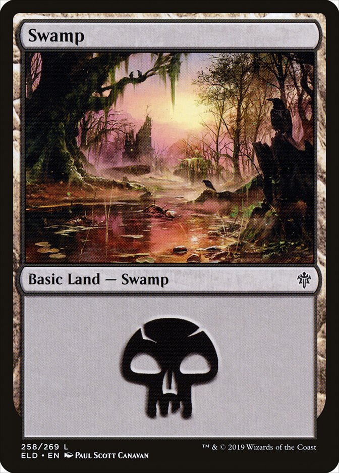 Swamp (258) [Throne of Eldraine] | Gear Gaming Fayetteville