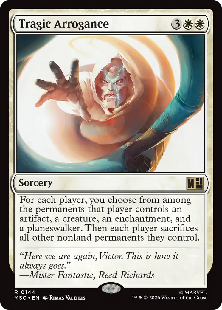 Tragic Arrogance (Surge Foil) [Marvel Super Heroes Commander] | Gear Gaming Fayetteville