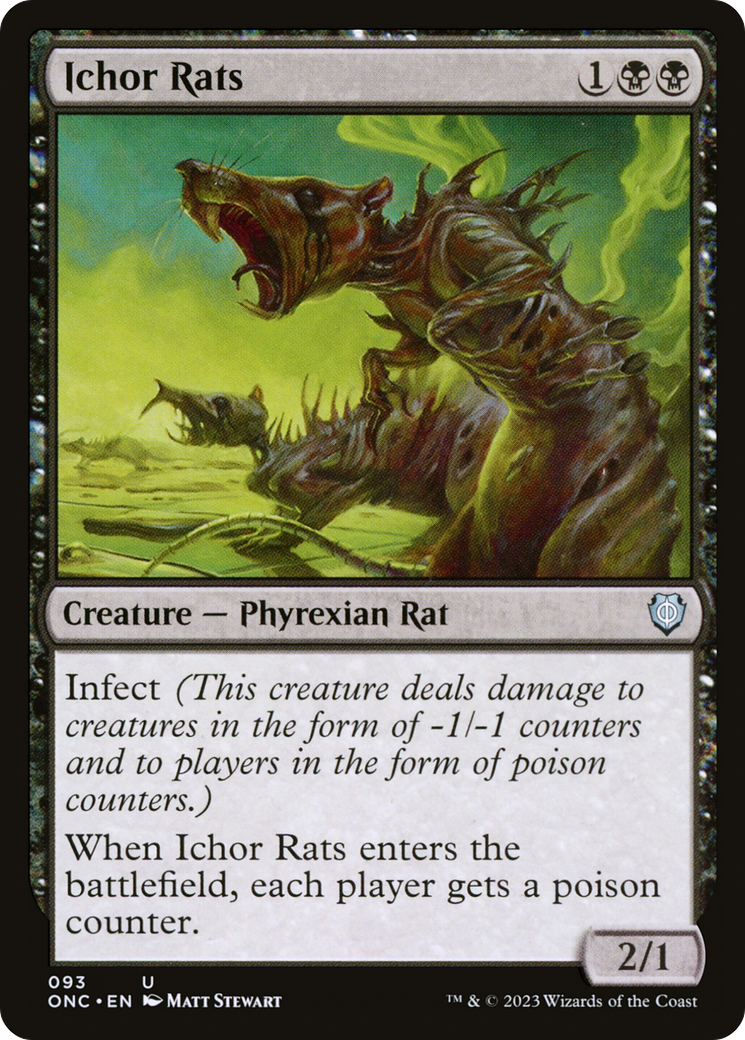 Ichor Rats [Phyrexia: All Will Be One Commander] | Gear Gaming Fayetteville