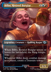 Bilbo, Retired Burglar (Borderless Alternate Art) [The Lord of the Rings: Tales of Middle-Earth] | Gear Gaming Fayetteville