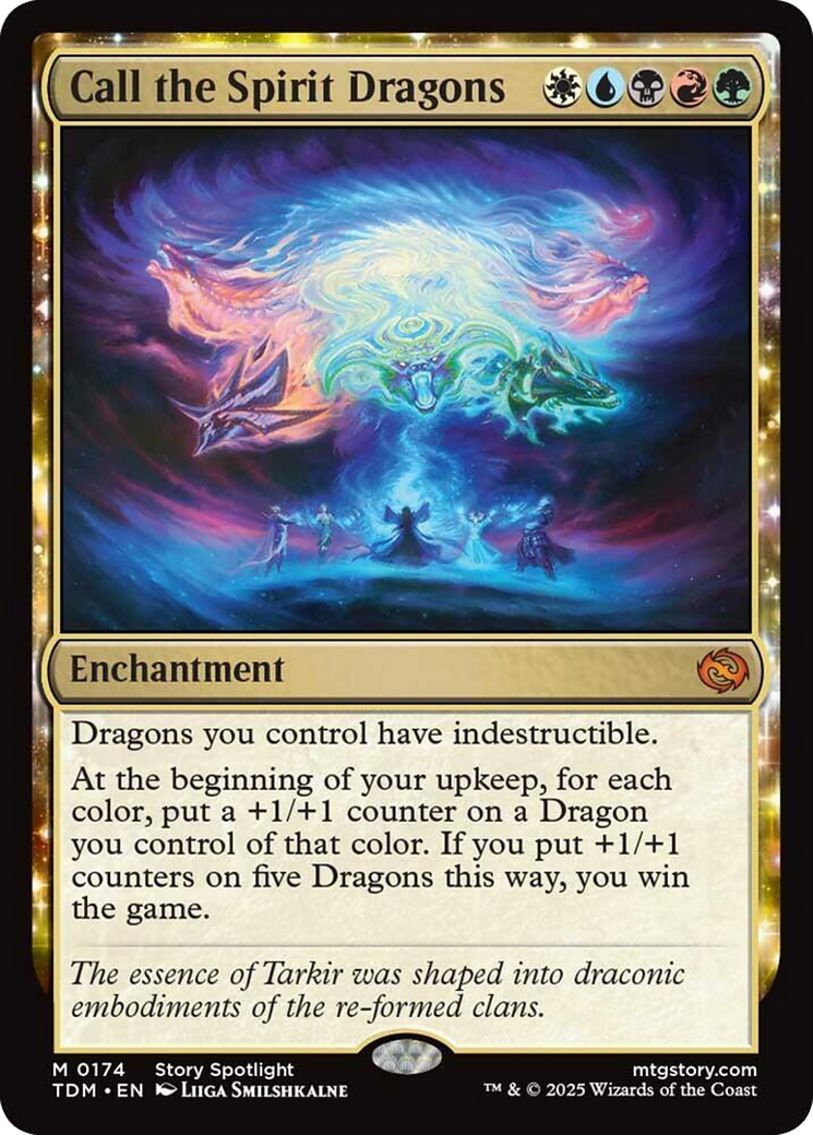 Call the Spirit Dragons [Tarkir: Dragonstorm] | Gear Gaming Fayetteville