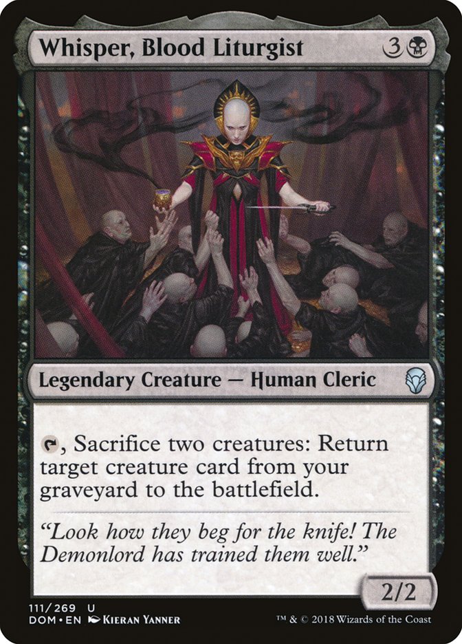 Whisper, Blood Liturgist [Dominaria] | Gear Gaming Fayetteville
