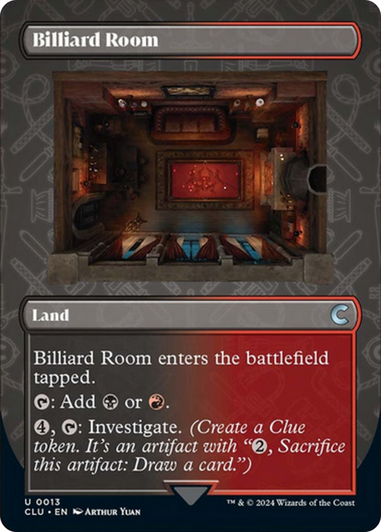 Billiard Room (Borderless) [Ravnica: Clue Edition] | Gear Gaming Fayetteville