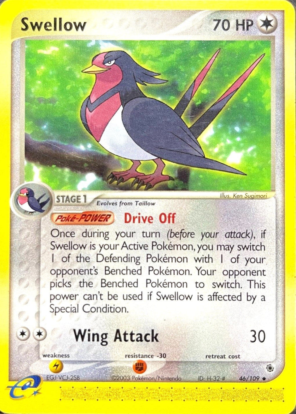 Swellow (46/109) [EX: Ruby & Sapphire] | Gear Gaming Fayetteville