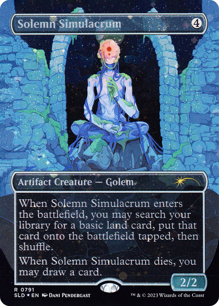 Solemn Simulacrum (1725) (Rainbow Foil) [Secret Lair Drop Series] | Gear Gaming Fayetteville