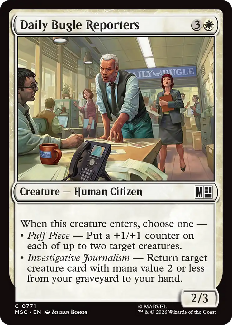 Daily Bugle Reporters [Marvel Super Heroes Commander] | Gear Gaming Fayetteville