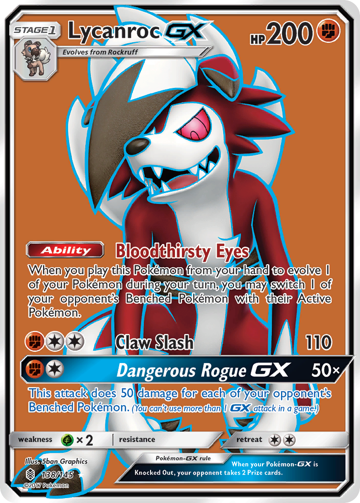 Lycanroc GX (138/145) [Sun & Moon: Guardians Rising] | Gear Gaming Fayetteville
