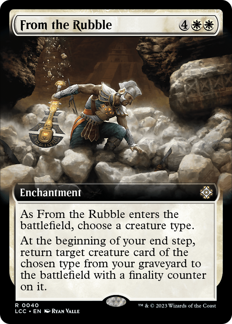 From the Rubble (Extended Art) [The Lost Caverns of Ixalan Commander] | Gear Gaming Fayetteville