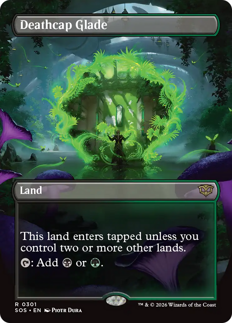 Deathcap Glade (Borderless) [Secrets of Strixhaven] | Gear Gaming Fayetteville