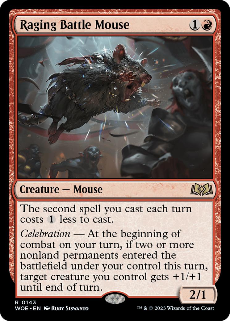 Raging Battle Mouse [Wilds of Eldraine] | Gear Gaming Fayetteville