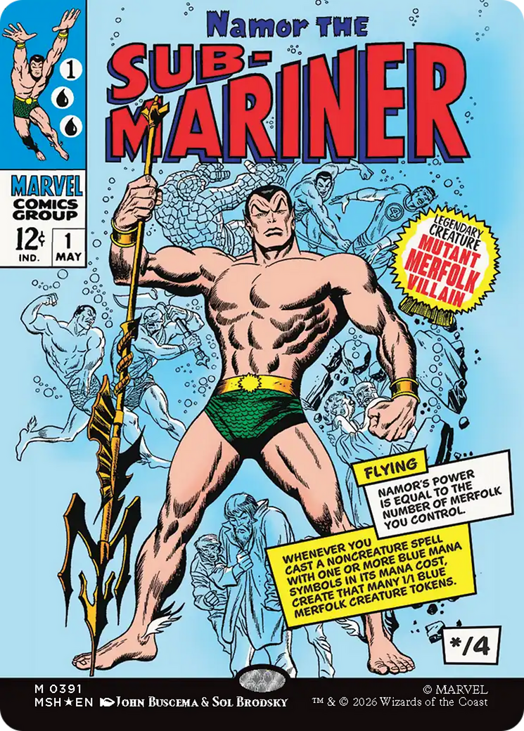 Namor The Sub-Mariner (Borderless) [Marvel Super Heroes] | Gear Gaming Fayetteville