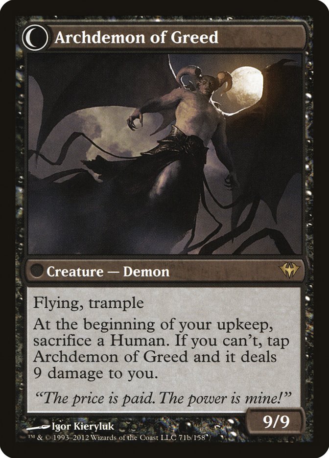 Ravenous Demon // Archdemon of Greed [Dark Ascension] | Gear Gaming Fayetteville