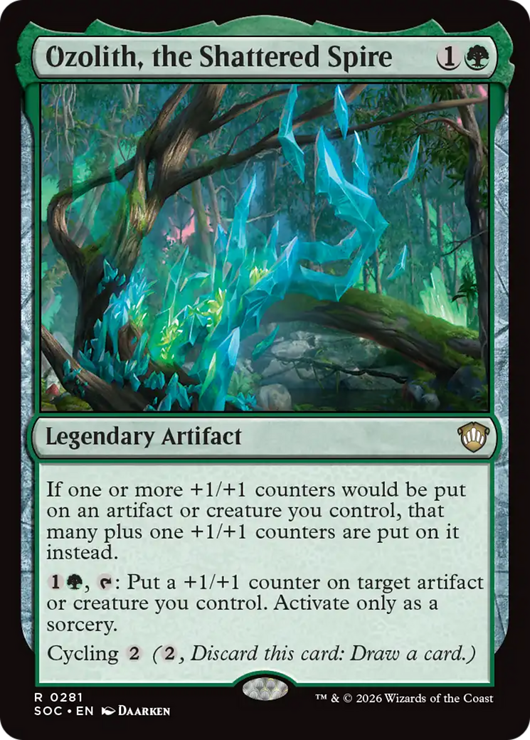 Ozolith, the Shattered Spire [Secrets of Strixhaven Commander] | Gear Gaming Fayetteville
