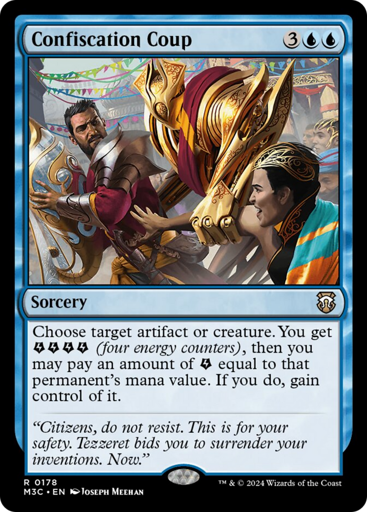 Confiscation Coup (Ripple Foil) [Modern Horizons 3 Commander] | Gear Gaming Fayetteville