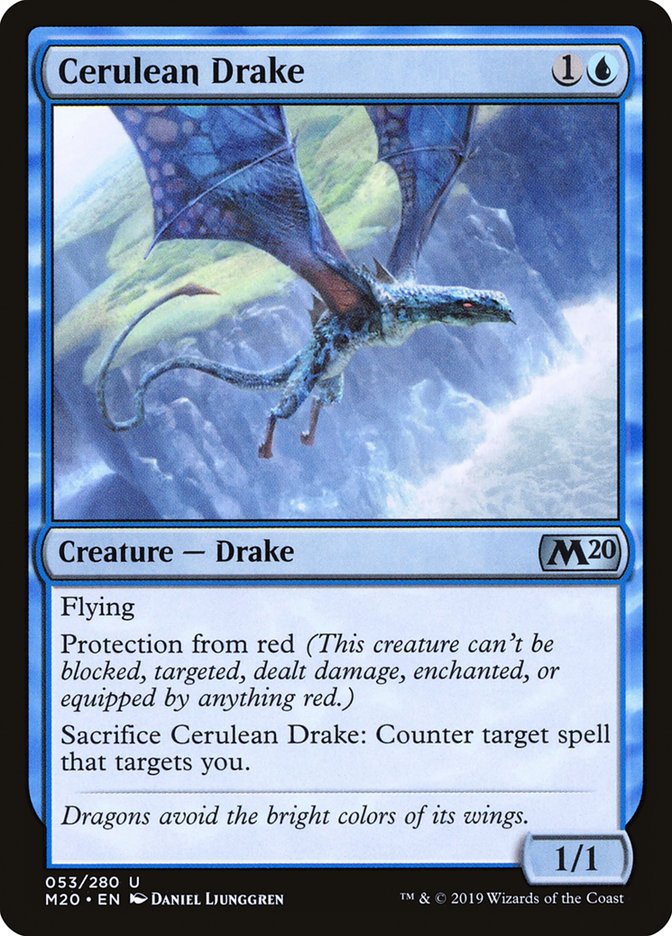Cerulean Drake [Core Set 2020] | Gear Gaming Fayetteville