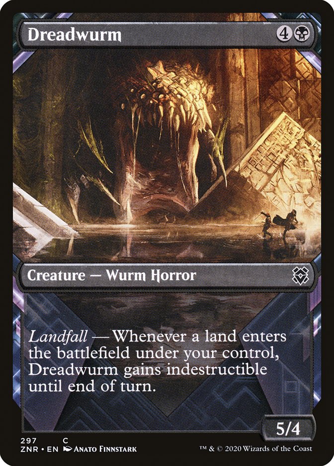 Dreadwurm (Showcase) [Zendikar Rising] | Gear Gaming Fayetteville
