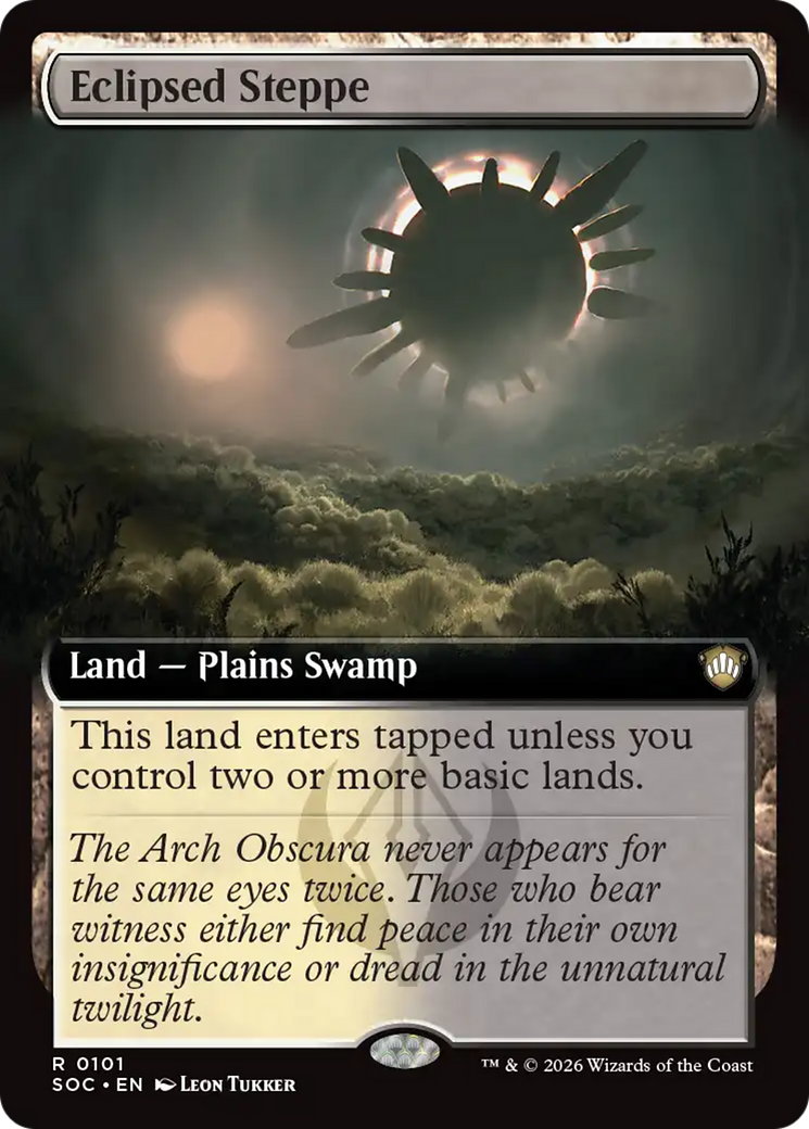 Eclipsed Steppe (Extended Art) [Secrets of Strixhaven Commander] | Gear Gaming Fayetteville