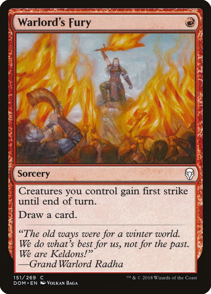 Warlord's Fury [Dominaria] | Gear Gaming Fayetteville