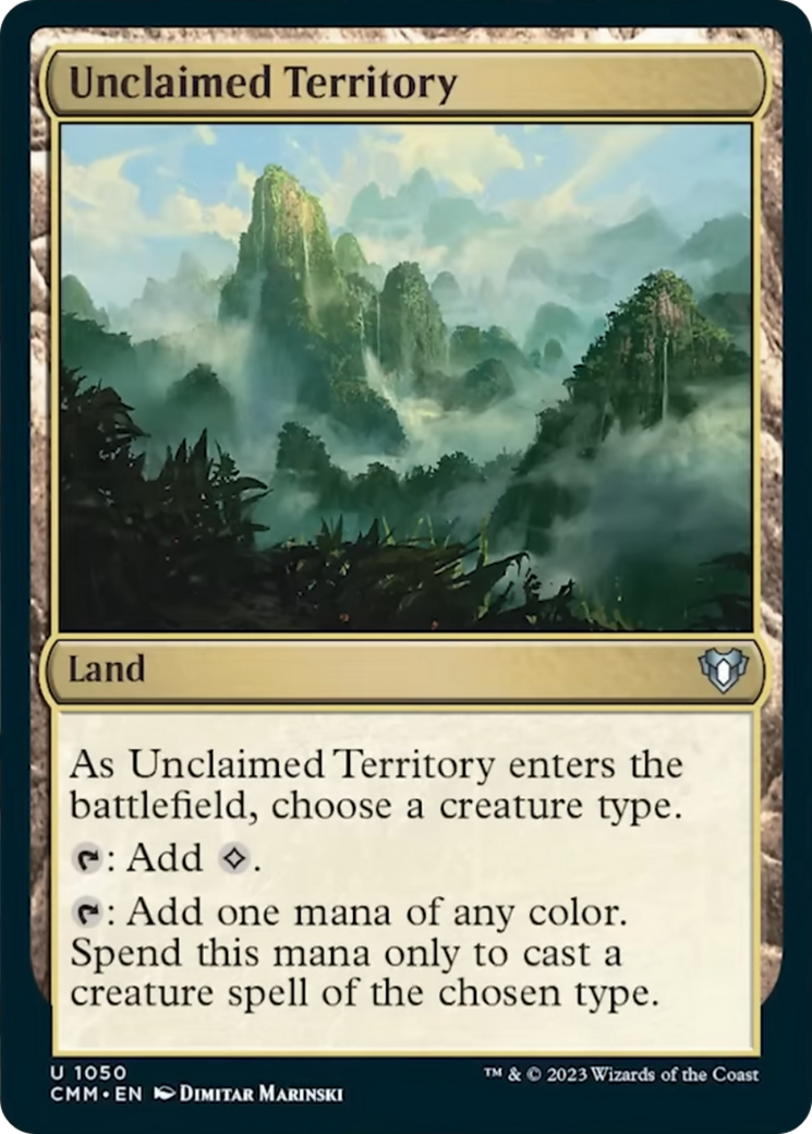 Unclaimed Territory [Commander Masters] | Gear Gaming Fayetteville